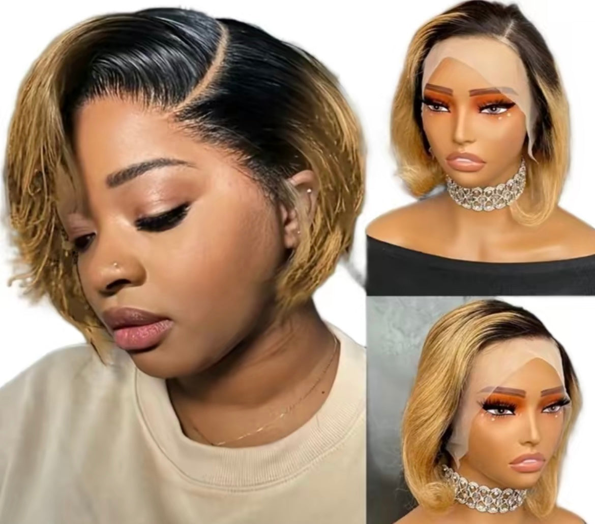 Natural Feel Pixie Cut Bob Wig
